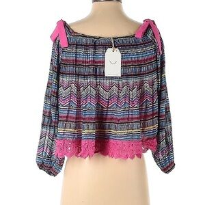 Free the Roses bohemian style blouse